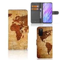 Samsung Galaxy S20 | Flip Cover | Wereldkaart