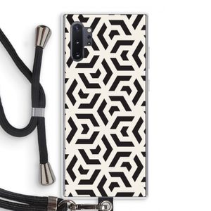 Crazy pattern: Samsung Galaxy Note 10 Plus Transparant Hoesje met koord