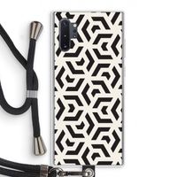 Crazy pattern: Samsung Galaxy Note 10 Plus Transparant Hoesje met koord