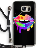 Lip Palette: Samsung Galaxy S7 Transparant Hoesje met koord