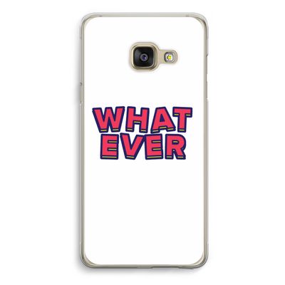Whatever: Samsung Galaxy A3 (2016) Transparant Hoesje