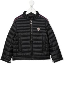 Moncler Enfant doudoune à patch logo - Noir