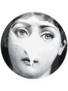 Fornasetti assiette décorative en céramique T&V - Blanc