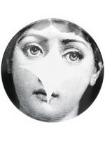 Fornasetti assiette décorative en céramique T&V - Blanc - thumbnail