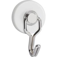 Maul Magneet (Ø x h) 35 mm x 53 mm Rond, Met haak Wit, Zilver 2 stuk(s) 6155702