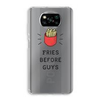 Fries before guys: Xiaomi Poco X3 Pro Transparant Hoesje