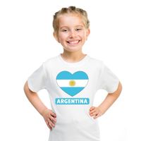 I love Argentinie t-shirt wit kinderen XL (158-164)  -