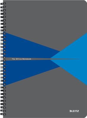 Leitz Office notitieboek, ft A4, kaft in PP, gelijnd, blauw