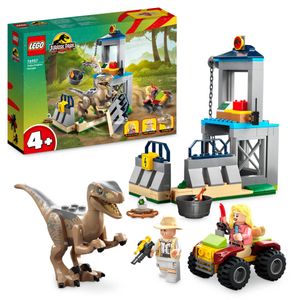 LEGO Jurassic Park Velociraptor ontsnapping 76957