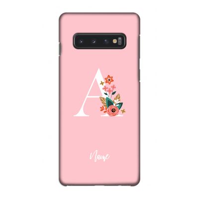Pink Bouquet: Samsung Galaxy S10 4G Volledig Geprint Hoesje