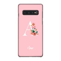 Pink Bouquet: Samsung Galaxy S10 4G Volledig Geprint Hoesje