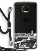 Marrakech Skyline : Motorola Moto Z Force Transparant Hoesje met koord