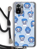 Gezichtjes: Xiaomi Redmi Note 10S Transparant Hoesje met koord