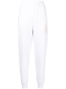 Stella McCartney pantalon de jogging à imprimé graphique - Blanc