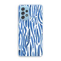 Blauwe nerven: Samsung Galaxy A73 Transparant Hoesje Blauwe nerven: Samsung Galaxy A73 Transparant Hoesje