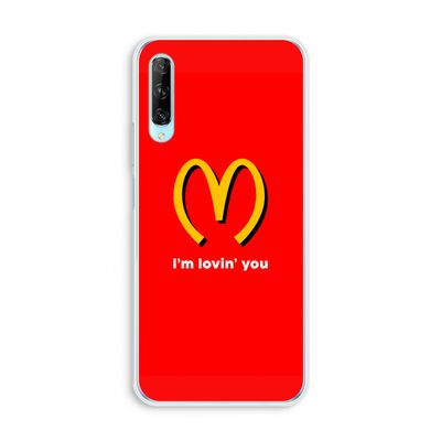 I'm lovin' you: Huawei P Smart Pro Transparant Hoesje