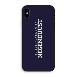Blijve plakken in Negenduust: iPhone XS Max Biologisch afbreekbaar hoesje