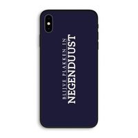 Blijve plakken in Negenduust: iPhone XS Max Biologisch afbreekbaar hoesje