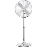 Sygonix Staande ventilator 50 W (b x h) 44.5 cm x 120 cm Zilver - thumbnail