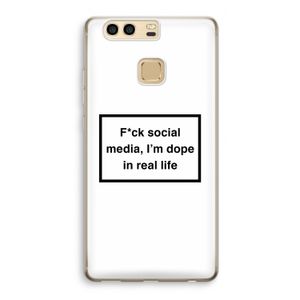 I'm dope: Huawei P9 Transparant Hoesje