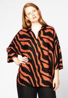 Yoek Blouse-shirt | Oranje | Maat 50/52