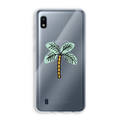 Palmboom: Samsung Galaxy A10 Transparant Hoesje