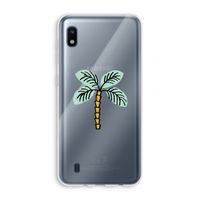 Palmboom: Samsung Galaxy A10 Transparant Hoesje