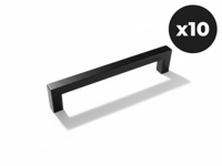 Set van 10 handgrepen WASHING zwart