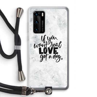 Partner in crime: Huawei P40 Transparant Hoesje met koord