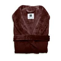 Zo Home Flanel Fleece Badjas Cara - mahogany red - M