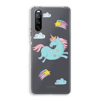 Vliegende eenhoorn: Sony Xperia 10 III Transparant Hoesje