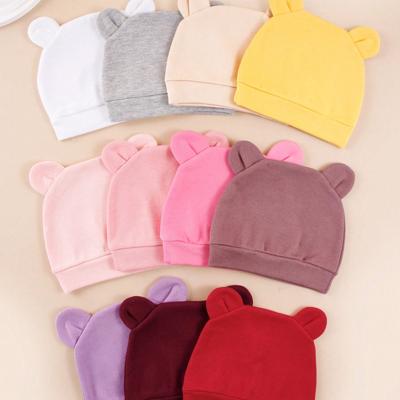 6pcs/Pack Newborn 0-3M Baby Dolphin & Lion Design Warm Protective Decorative Caps, Cute Daily Casual Infant Accessories, Suitable For Newborn Outdoor Activities And Daily Use Multicolor3 / 0-3M