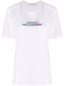 Stella McCartney t-shirt à logo poitrine - Blanc