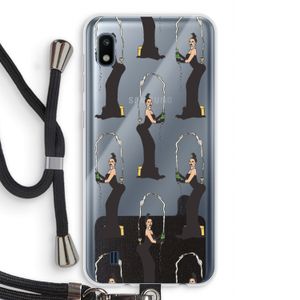 Pop Some Kim: Samsung Galaxy A10 Transparant Hoesje met koord