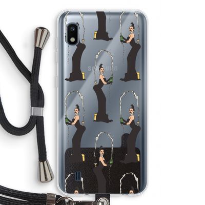 Pop Some Kim: Samsung Galaxy A10 Transparant Hoesje met koord