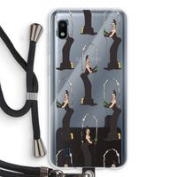 Pop Some Kim: Samsung Galaxy A10 Transparant Hoesje met koord