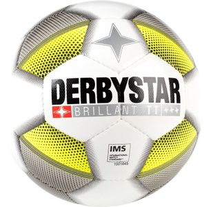 Derbystar Voetbal Brillant TT DB wit grijs geel 1018