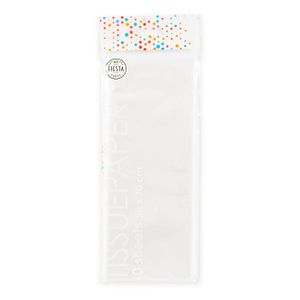 Globos Tissuepapier 10 vellen wit, 50x70cm