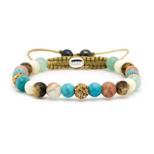 Karma Armband Spiral Feels Like Vintage Gold Crystal