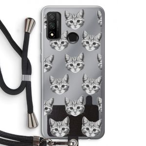 Kitten: Huawei P Smart (2020) Transparant Hoesje met koord