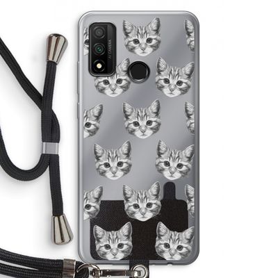 Kitten: Huawei P Smart (2020) Transparant Hoesje met koord