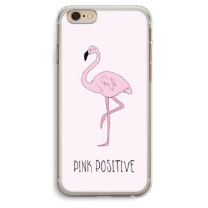 Pink positive: iPhone 6 Plus / 6S Plus Transparant Hoesje