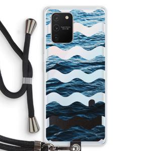 Oceaan: Samsung Galaxy S10 Lite Transparant Hoesje met koord