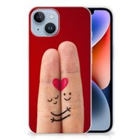 Apple iPhone 14 Silicone Back Cover Liefde - Origineel Romantisch Cadeau