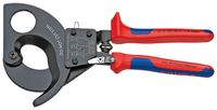 Knipex Netzwerk Werkzeug 95 31 280 Ratel-kabelsnijder Geschikt voor (striptechniek) Aluminium- en koperkabel, een- en meerdraads 52 mm 380 mm²