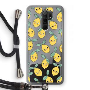 Citroenen: Xiaomi Redmi 9 Transparant Hoesje met koord