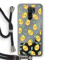 Citroenen: Xiaomi Redmi 9 Transparant Hoesje met koord