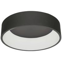 Deko Light Sculptoris 348181 Plafondopbouwarmatuur LED LED vast ingebouwd Energielabel: E (A - G) 30 W Diepzwart (RAL 9005)