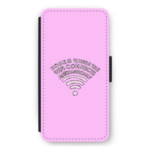 Home Is Where The Wifi Is: iPhone 11 Pro Max Flip Hoesje