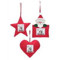 Deknudt Kerstdecoratie set in stof S67HC1 Deknudt Kerstdecoratie set in stof S67HC1